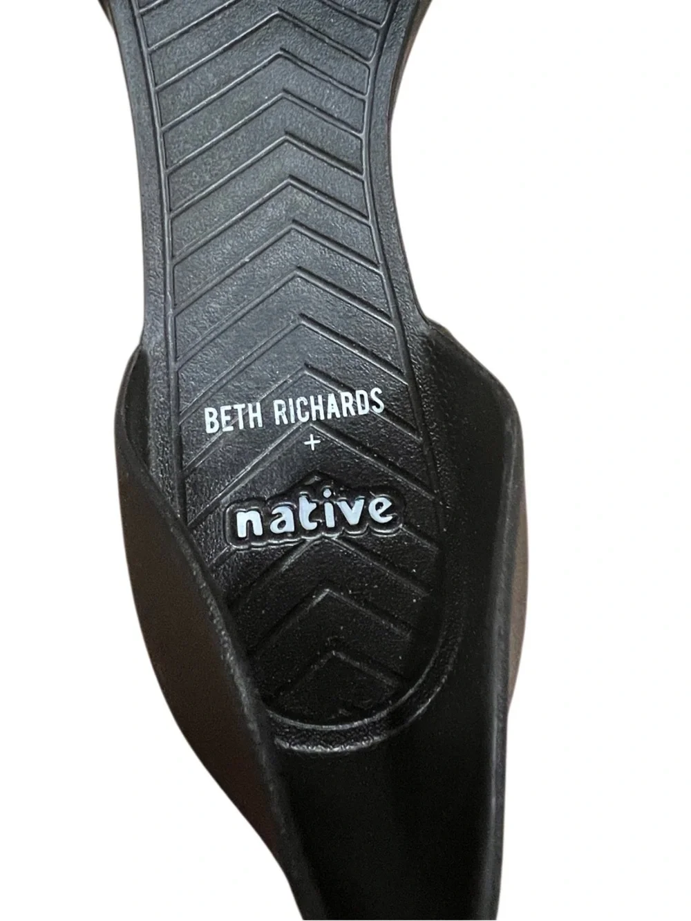 Native Shoes X Beth Richards Black Bow Shoes Size 9 NWT